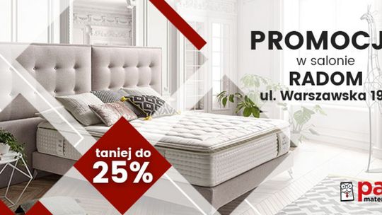 Promocje w salonie Pan Materac w Radomiu – rabaty do 25%!