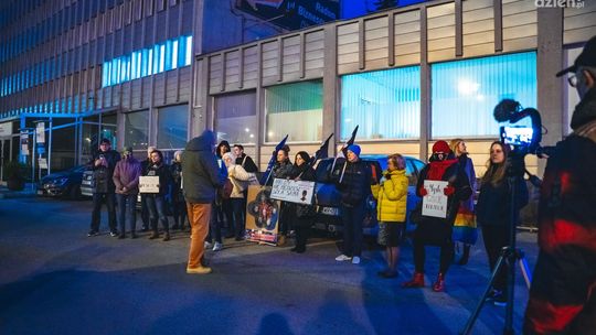 Protest "Bronimy życia" w rocznicę orzeczenia TK ws. aborcji