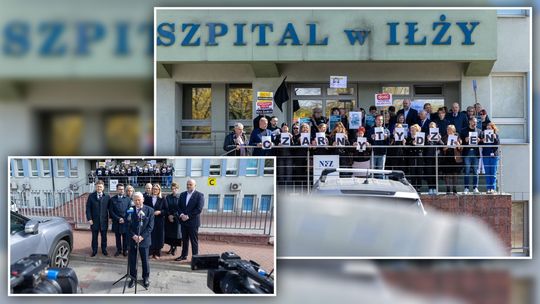 Protest pracowników z naszego szpitala i konferencja parlamentarzystów. Padły mocne słowa