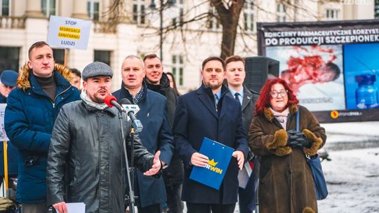 Protest przeciwko segregacji sanitarnej i nauce zdalnej