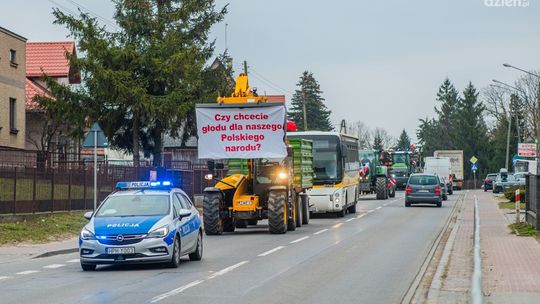 Protest rolników w Zakrzewie