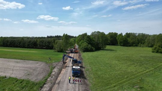 Przebudowa drogi powiatowej Ruda Mała - Dąbrówka Zabłotnia - Orońsko 