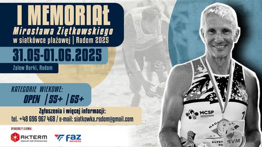 Przed nami emocje na piasku - I memoriał Mirosława Ziętkowskiego w siatkówce plażowej!