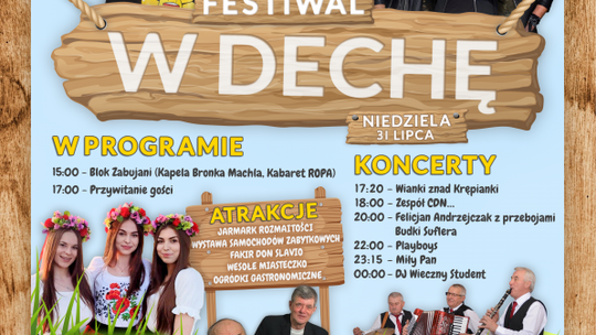 Przed nami kolejny Festiwal w Dechę! Zabujaj się w Rzeczniowie