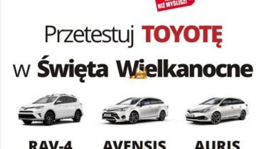 Przetestuj Toyotę w supermarkecie Piotr i Paweł