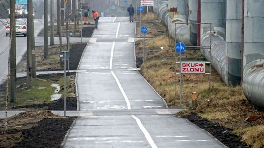 Przy ul. Energetyków oddano ścieżkę rowerową