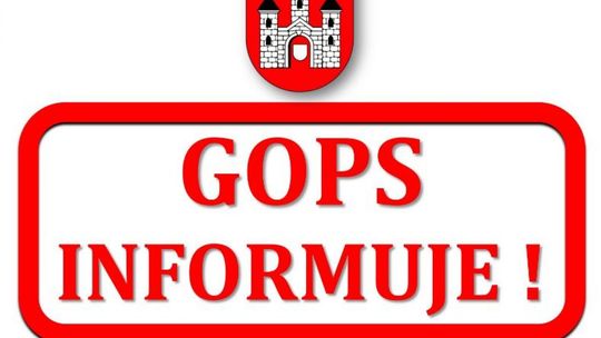 Przytyk. Gminny Ośrodek Pomocy Społecznej informuje