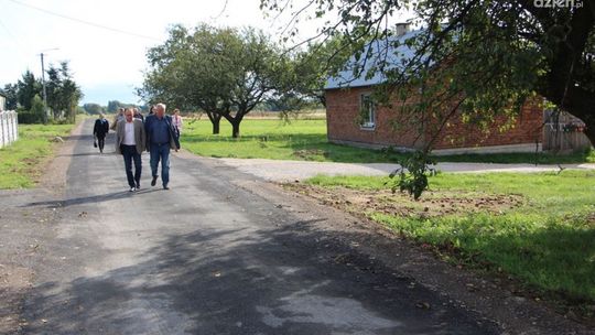 Przytyk. Odbiór dróg w miejscowości Zameczek