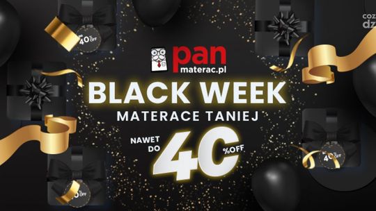 Rabaty do 40%! Black Friday w salonie Pan Materac w Radomiu!