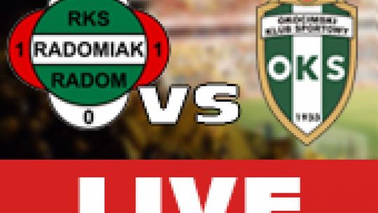 Radomiak 1:0 Okocimski KS Brzesko (zapis relacji)