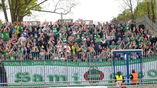 Radomiak i kibice w Puławach. Zobacz zdjęcia