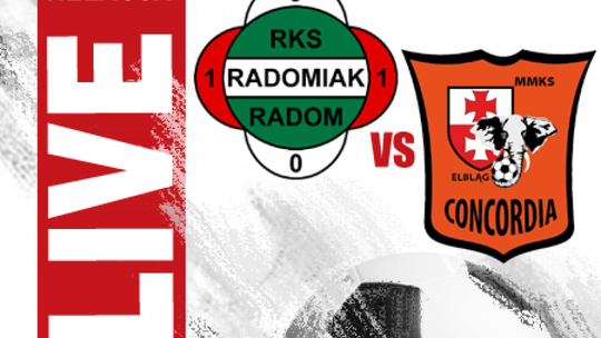 Radomiak Radom 0:0 Concordia Elbląg (zapis relacji)