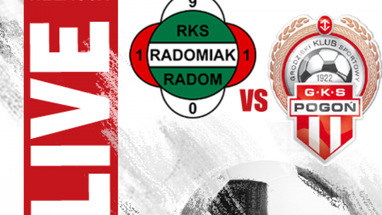 Radomiak Radom 1:0 Pogoń Grodzisk Mazowiecki (zapis relacji)