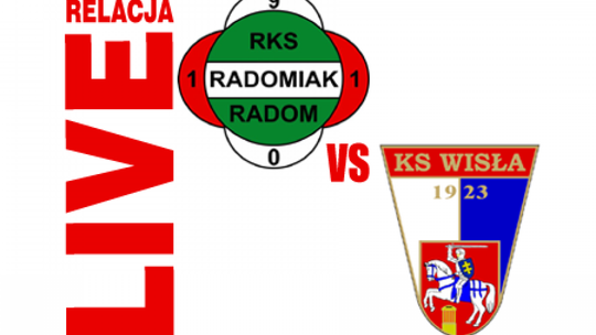 Radomiak Radom 2:3 Wisła Puławy (zapis relacji)