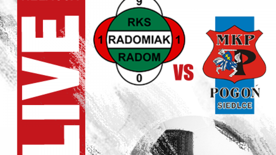 Radomiak Radom 4:0 Pogoń II Siedlce (zapis relacji)