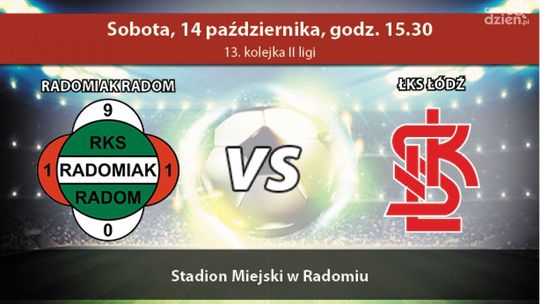 Radomiak Radom - ŁKS Łódź (zapis relacji)