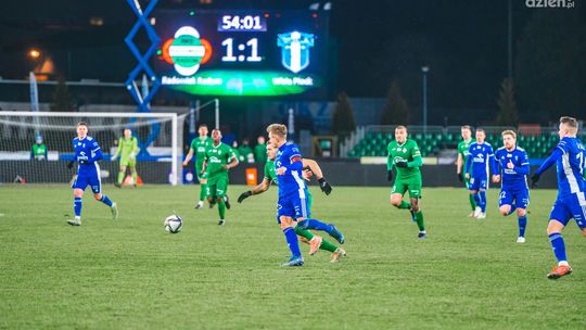 Radomiak Radom zremisował z Wisłą Płock. Wynik ustalony do przerwy