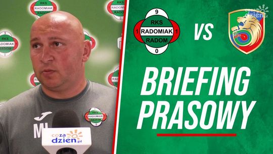 Radomiak TV: Briefing prasowy przed inauguracją z Miedzią Legnica