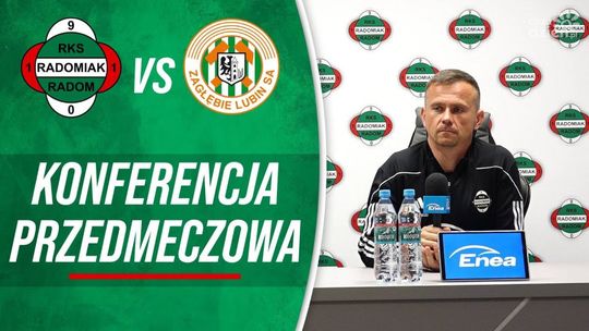 Radomiak TV: Konferencja przed meczem z Zagłębiem Lubin