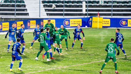 Radomiak walczył z Lechem Poznań, ale odpadł z po serii rzutów karnych