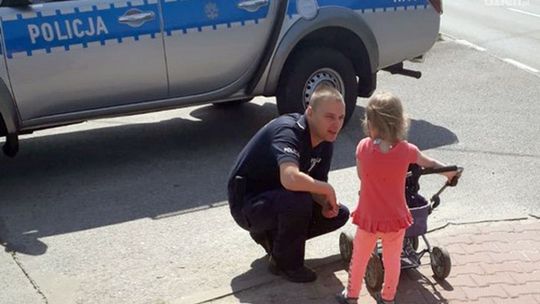 Radomscy policjanci odnaleźli 3-latkę