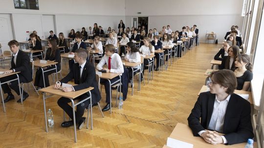 Radomska młodzież pisze egzamin dojrzałości