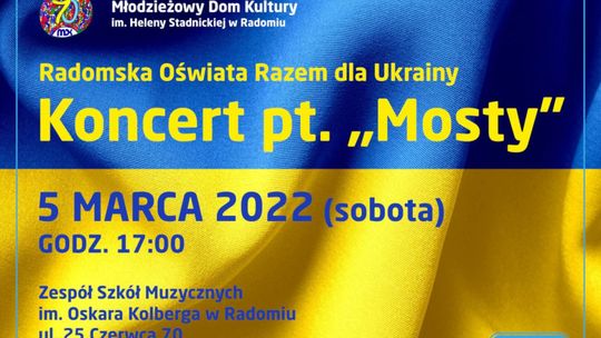 Radomska oświata zagra na rzecz Ukrainy