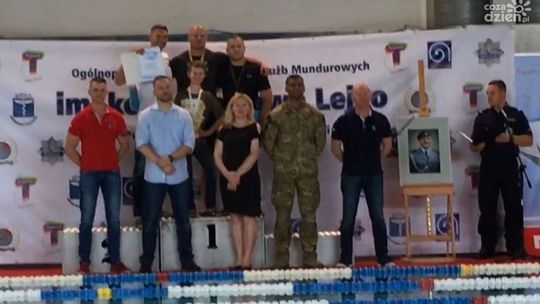 Radomski antyterrorysta na podium zawodów...