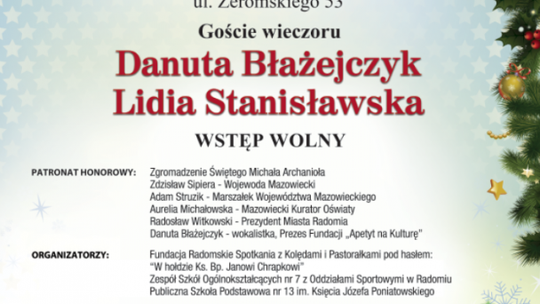 Radomskie Spotkania z Kolędami i Pastorałkami ”W hołdzie Ks. Bp. Janowi   Chrapkowi”