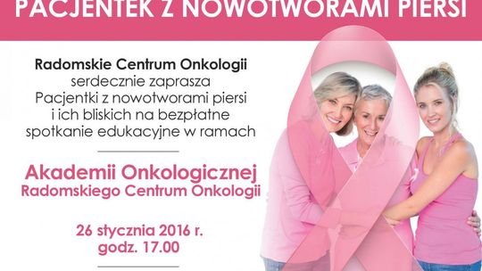 Rak piersi w Akademii Onkologicznej RCO
