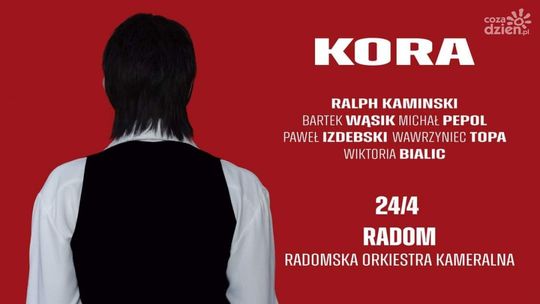 Ralph Kaminski w niedzielę z płytą Kora w sali koncertowej Radomskiej Orkiestry Kameralnej