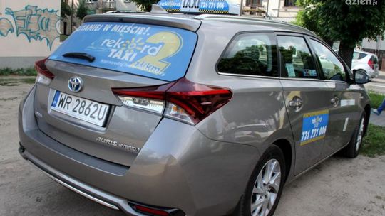 Rekord Taxi gra dla WOŚP. Bank podwoił kwotę