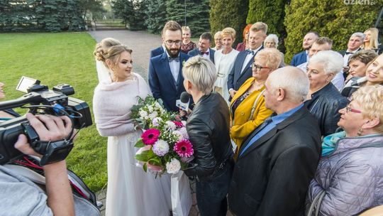 Rekordowa Niespodzianka. Rekordowe życzenia tuż po ślubie!