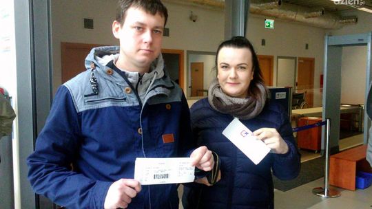 Rekordowy szczęśliwiec już na pokładzie