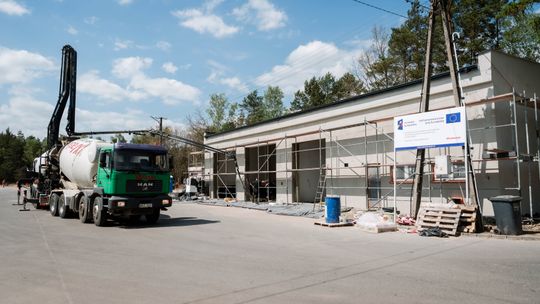 Remont siedziby drogowców w Białobrzegach na finiszu. Nowoczesna baza już wkrótce gotowa