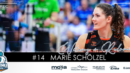 Reprezentantka Niemiec, Marie Schölzel w Moya Radomce Lotnisku Radom