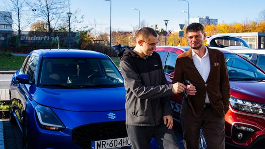 Rok z nagrodą Radia Rekord! Pan Dominik pożegnał swoje Suzuki Swift