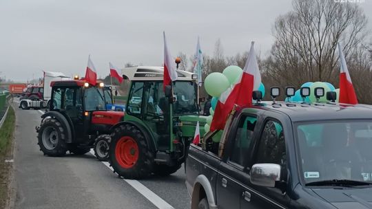 Rolnicy blokują trasę S7