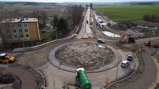Rondo w Gębarzowie prawie gotowe