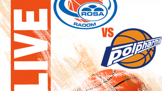 Rosa Radom 102:60 Polpharma Starogard Gdański (zapis relacji)