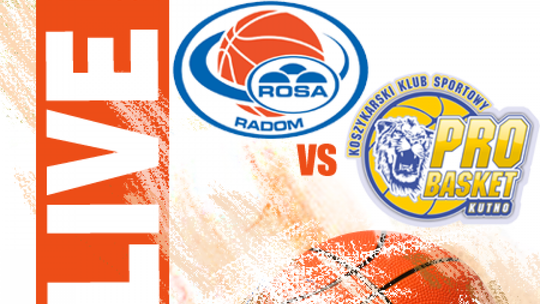 Rosa Radom 86:59 Polfarmex Kutno (zapis relacji)