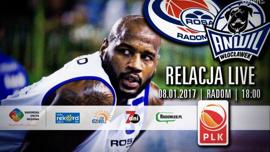 ROSA Radom - Anwil Włocławek 74:61 (RELACJA LIVE)