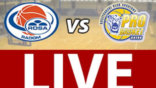 ROSA Radom - Polfarmex Kutno 63:56 (zapis relacji)