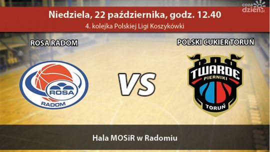 ROSA Radom - Polski Cukier Toruń 83:68 (zapis relacji LIVE)