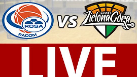ROSA Radom - Stelmet Zielona Góra 53:64 (zapis relacji)