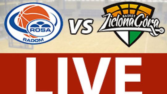 ROSA Radom - Stelmet Zielona Góra 74:64 (zapis relacji)