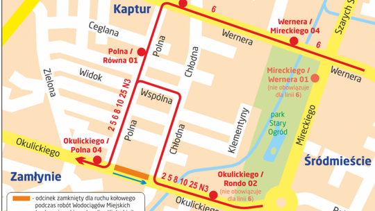 Rozkopią ul. Okulickiego. Będzie remont