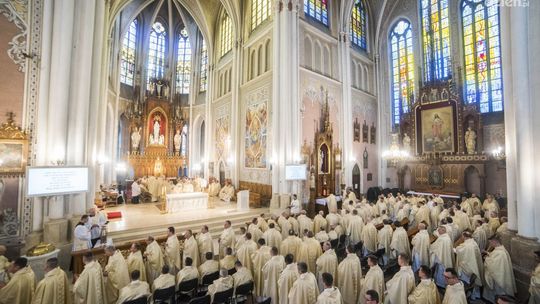Rozpoczęło się Triduum Paschalne - Msza Krzyżma Świętego w Katedrze