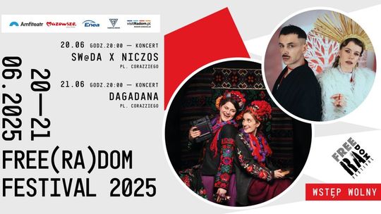 Rusza FREE (RA)DOM FESTIVAL 2025 – WOLNOŚĆ BEZ GRANIC