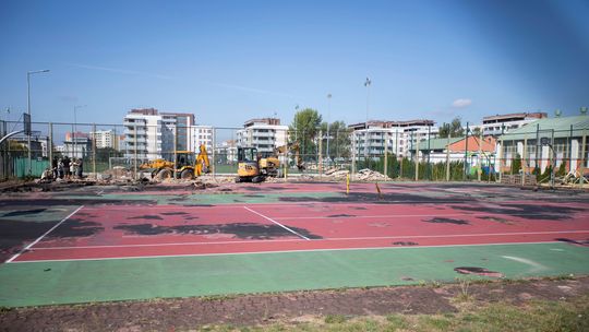 Ruszyła modernizacja kortów i boiska przy PSP nr 6 w Radomiu